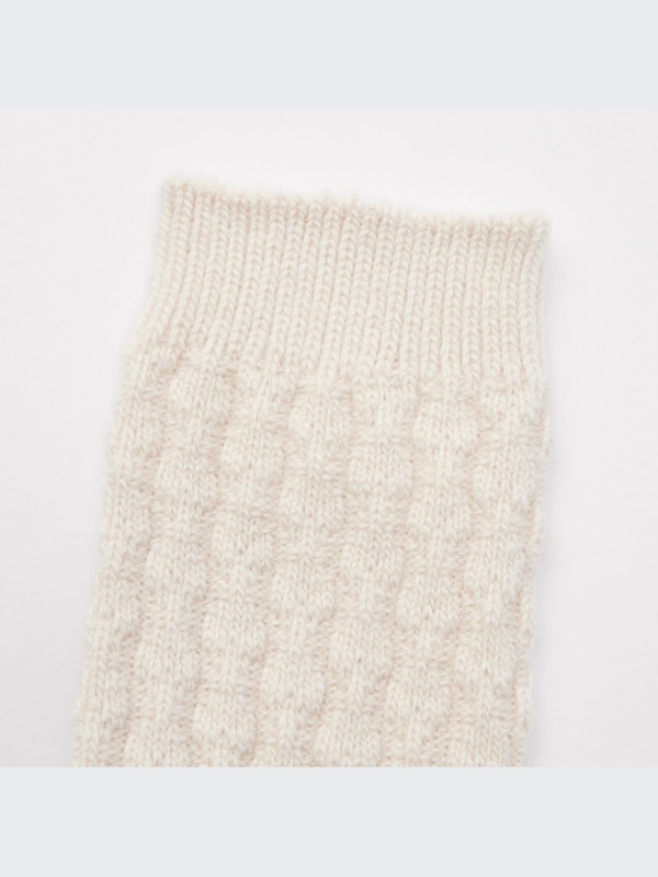 ヒートテックソックス（ケーブル・2足組）