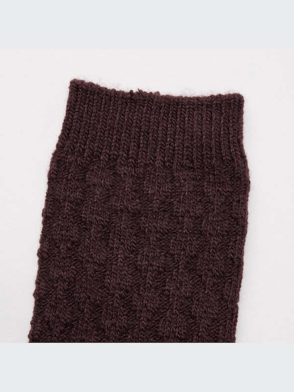 ヒートテックソックス（ケーブル・2足組）