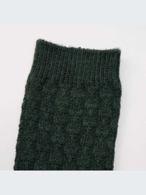 ヒートテックソックス（ケーブル・2足組）