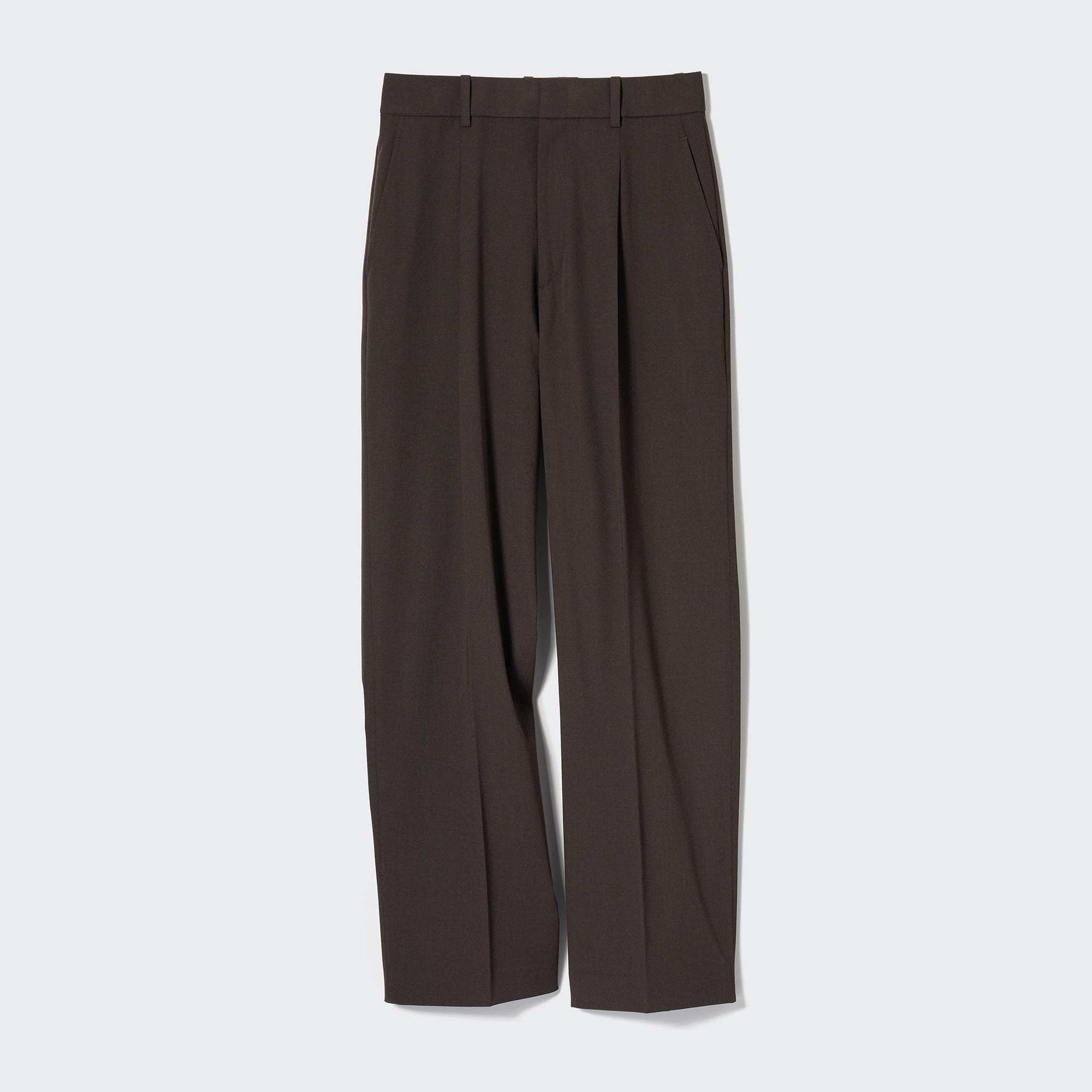 Uniqlo u wide hot sale fit pleated pants