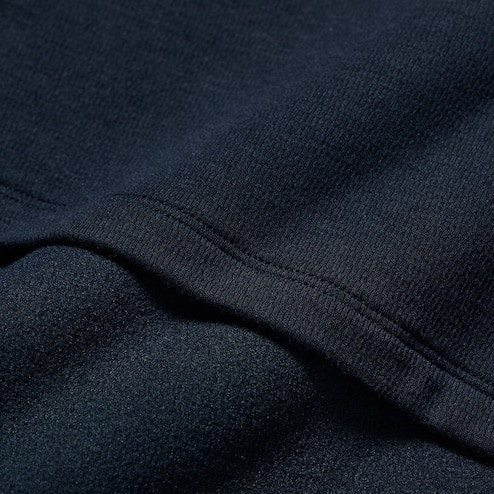Men's Uniqlo Heat Tech Ultra Warm Navy Blue Long Sleeve Shirt Large  Innerwear