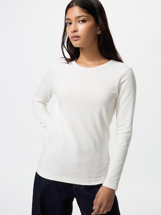 極暖ヒートテックコットンクルーネックT