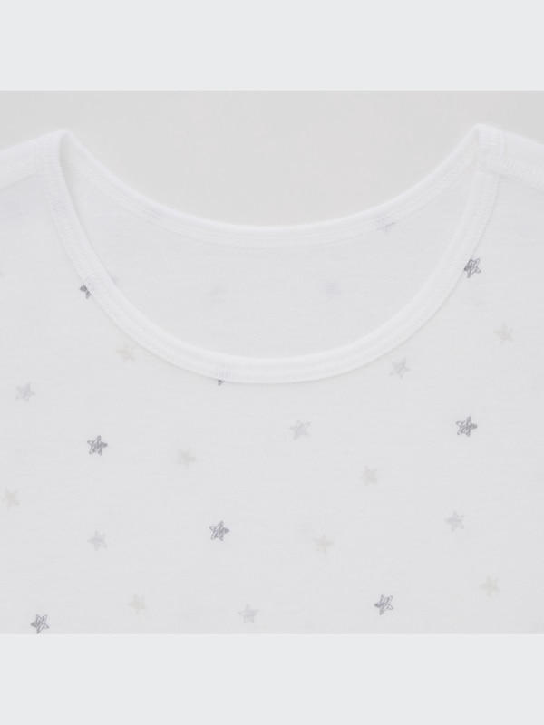 コットンフライスインナーT（スター・半袖・2枚組）