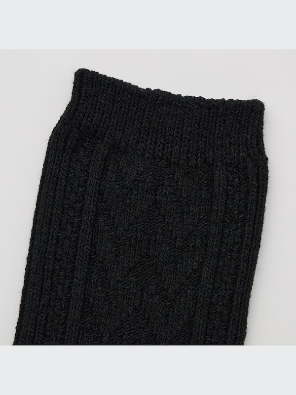 GIRLS ヒートテックハイソックス（ドット・2足組）