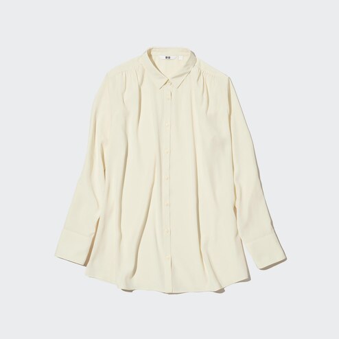 uniqlo long sleeve blouse