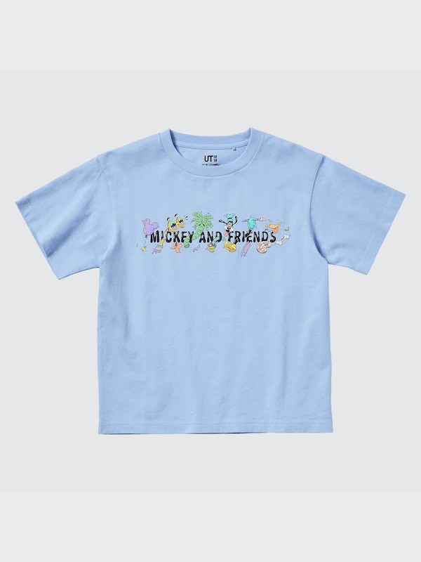ミッキー & フレンズ アート バイ スティーブン・ハリントン UT グラフィックTシャツ（半袖）