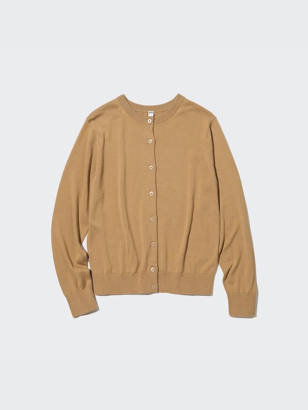 UV Protection Crew Neck Long Sleeve Cardigan