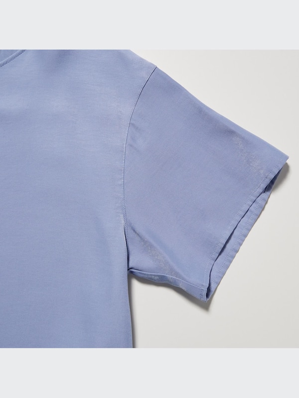 シャイニーTブラウス（半袖）