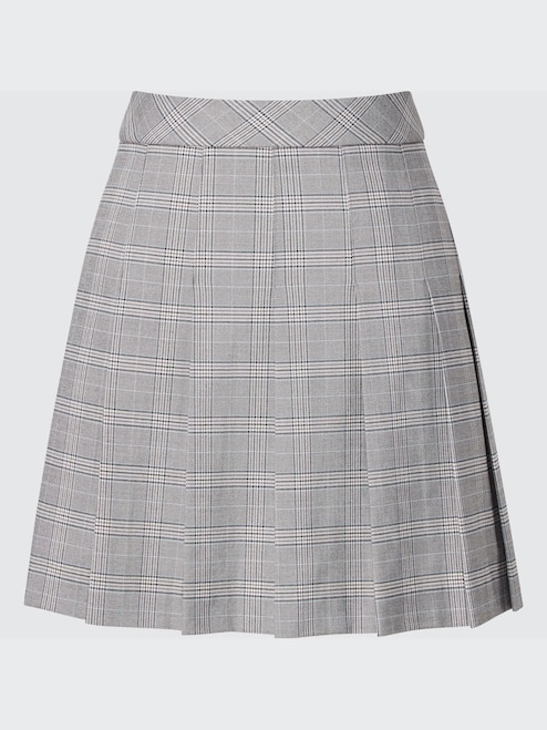 WOMEN'S PLEATED MINI SKIRT (CHECK) UNIQLO SG