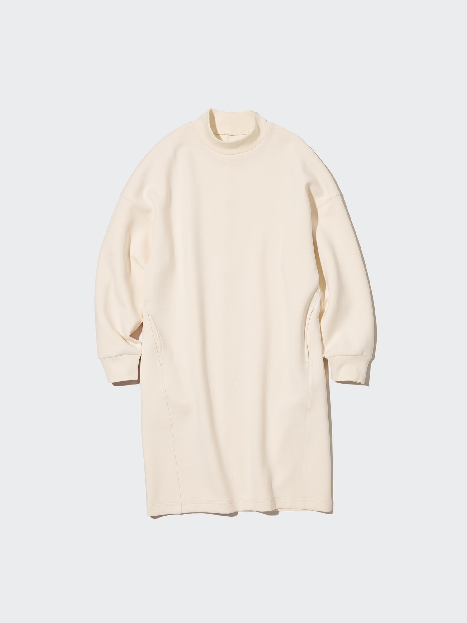 じんのじ✨ ユニクロ公式 | ドライスウェットコクーンワンピース（長袖）