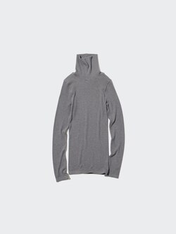 ユニクロ公式 | 極暖ヒートテックシームレスリブタートルネックT 