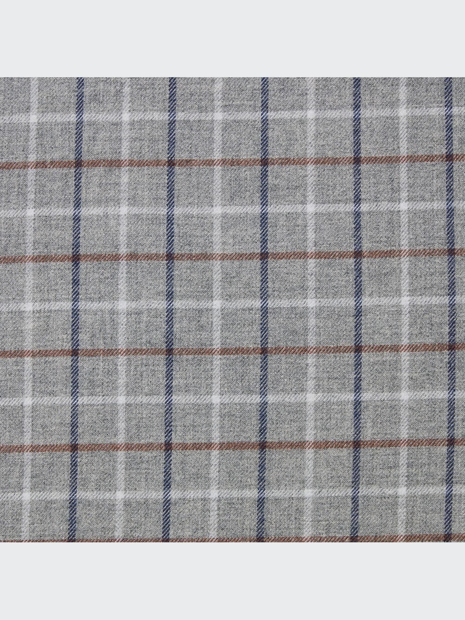 ユニクロ公式 | フランネルチェックシャツ（ボタンダウンカラー・長袖）