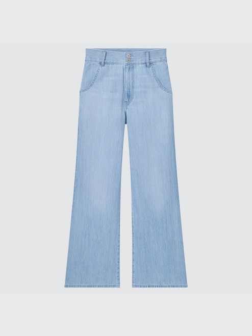 WOMEN'S WIDE FLARED JEANS UNIQLO SG