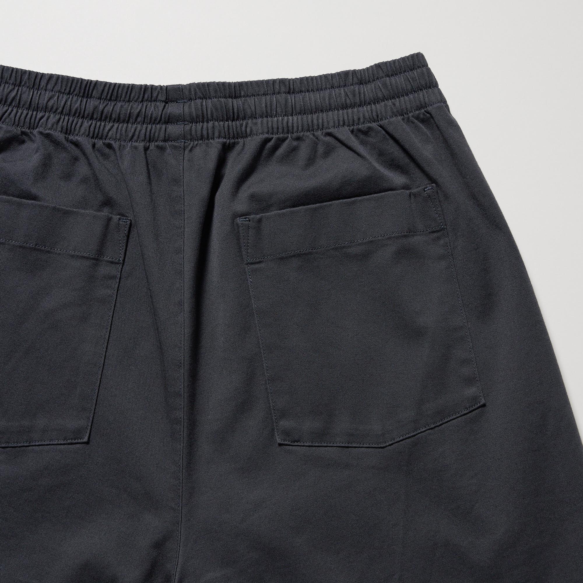 men cotton relaxed ankle pants