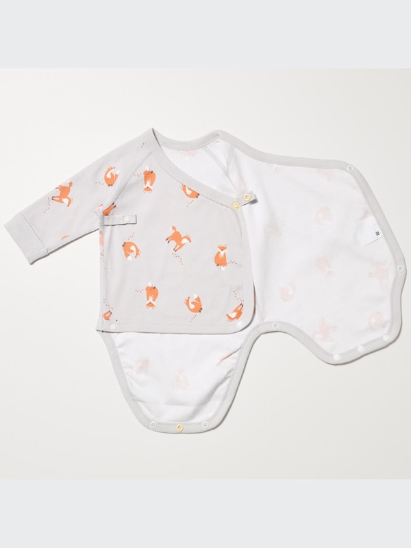 Joy of Print ボディスーツ（長袖・前開き）