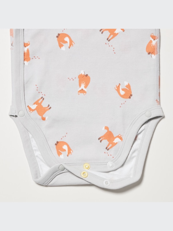 Joy of Print ボディスーツ（長袖・前開き）