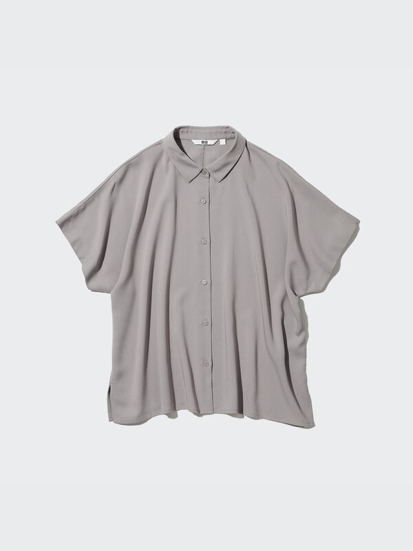 Rayon Short Sleeve Blouse