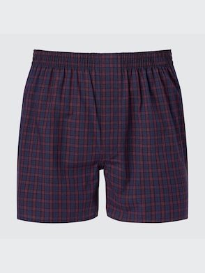 Woven Tartan Checked Trunks