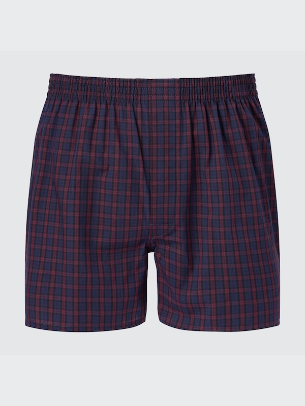 Woven Tartan Checked Trunks