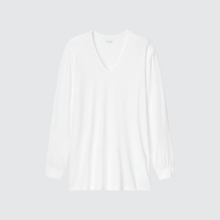 ユニクロ メンズ ヒートテック VネックT 九分袖 長袖 肌着4XL 新品 通販