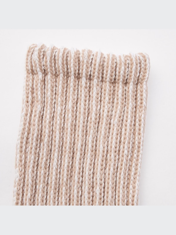 HEATTECH Pile Plating Ribbed Socks