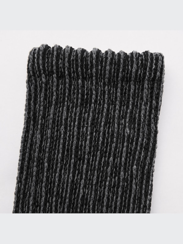 HEATTECH Pile Plating Ribbed Socks