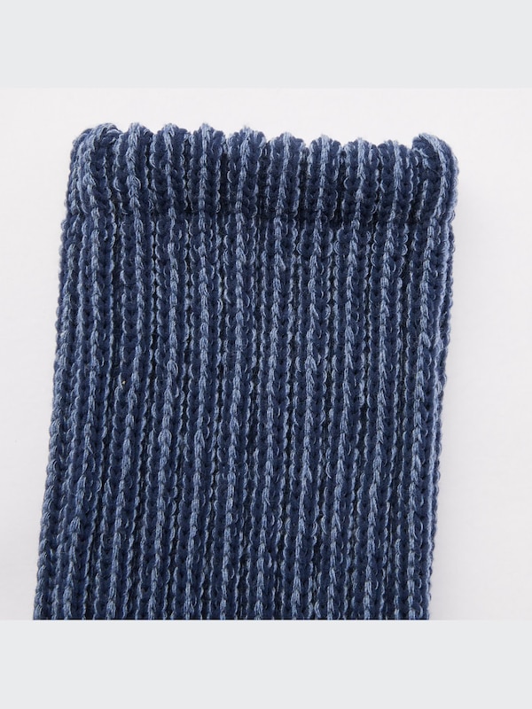 HEATTECH Pile Plating Ribbed Socks