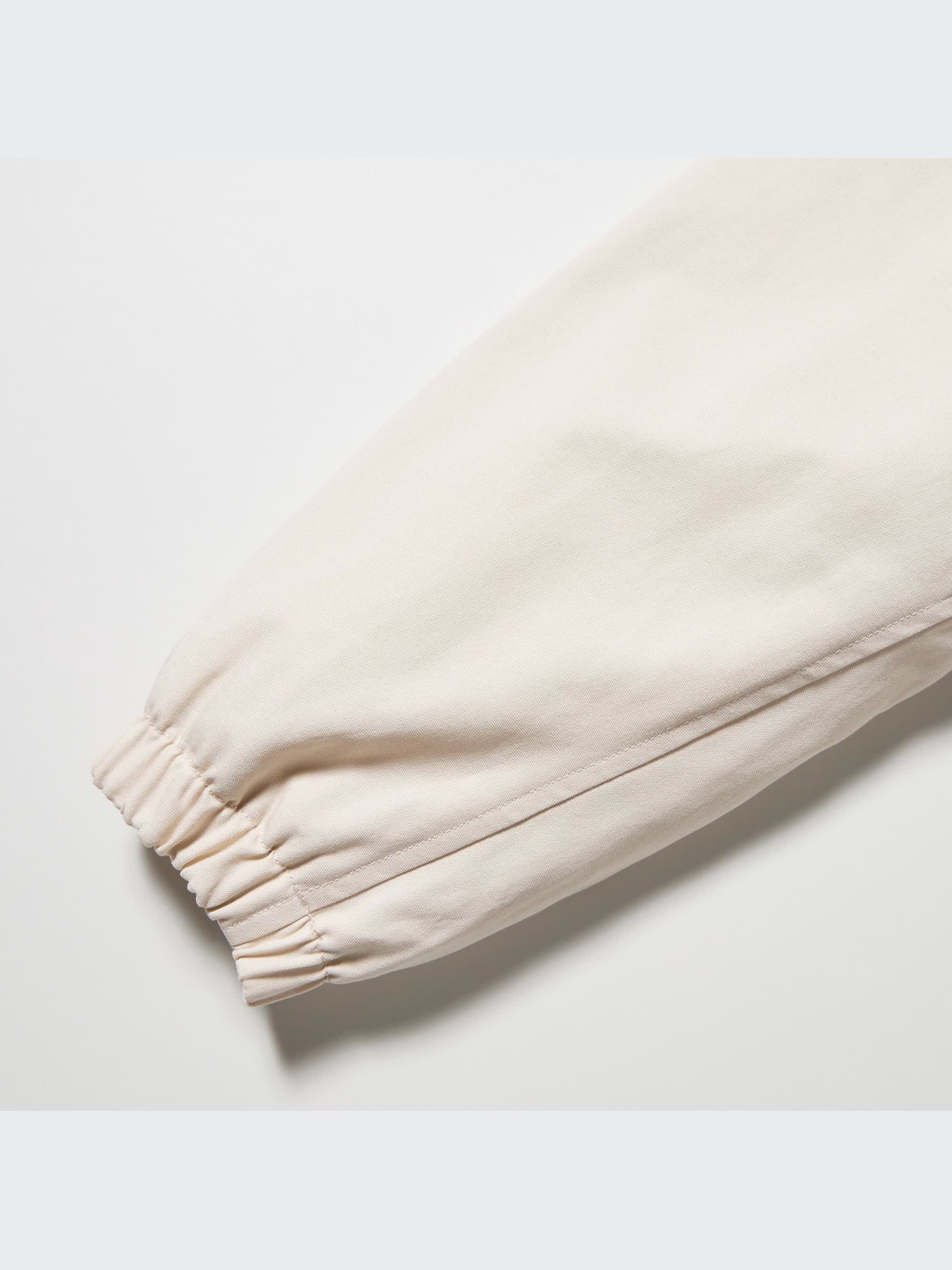 UNIQLO ジップアップジャケット M ホワイト/レッド ユニクロ公式 | フーデッドジップアップブルゾン