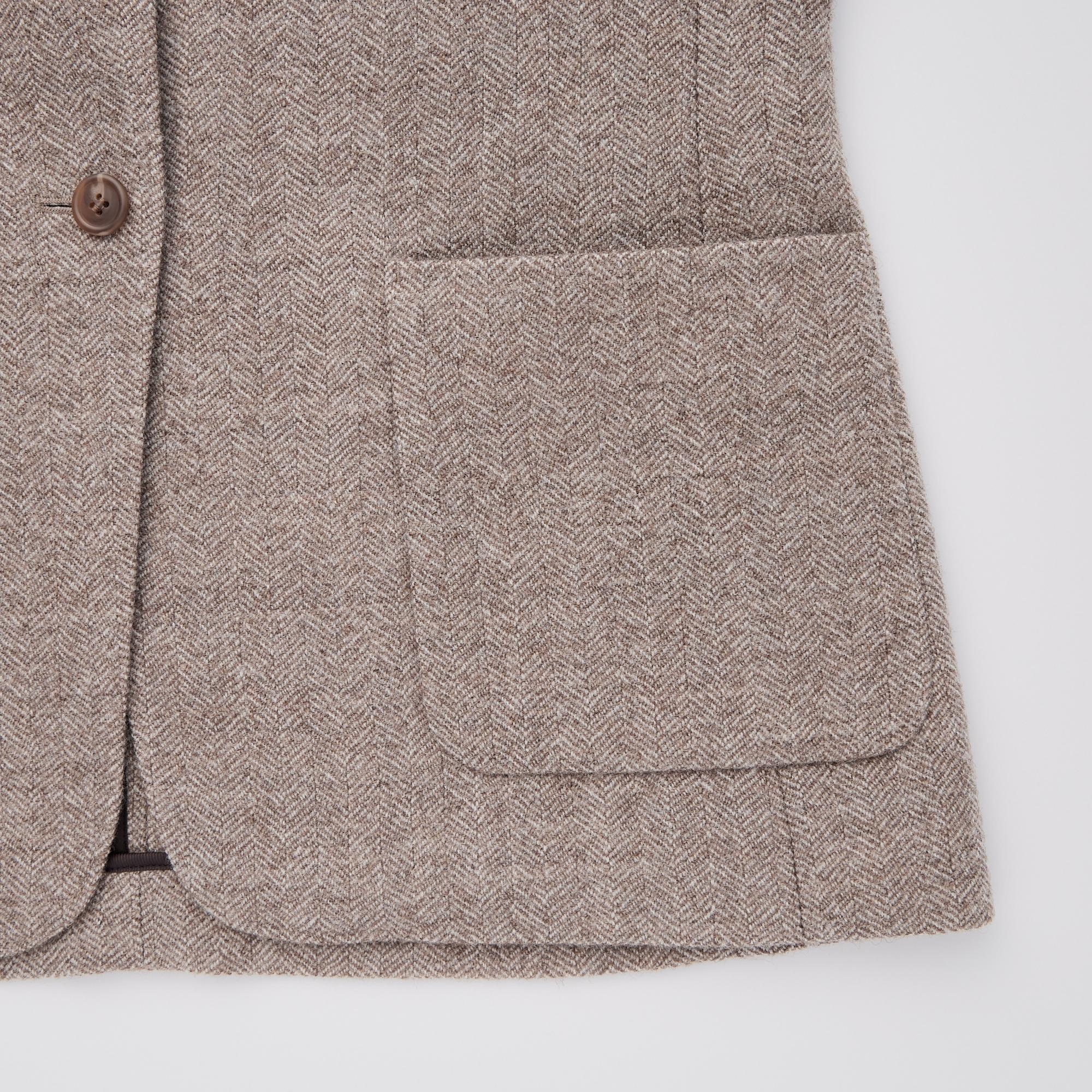 WOMEN S TWEED JACKET UNIQLO INES DE LA FRESSANGE UNIQLO ID