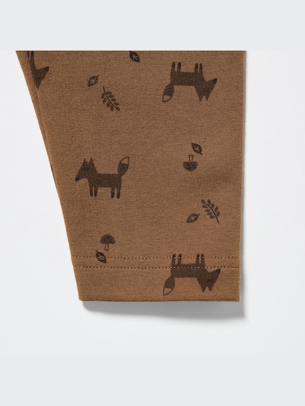 リラックスフィットレギンス（キツネ・10分丈）