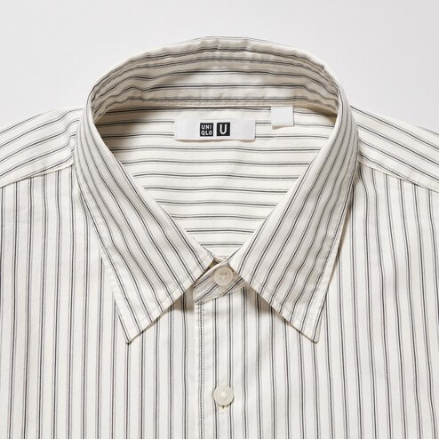 uniqlo striped long sleeve shirt