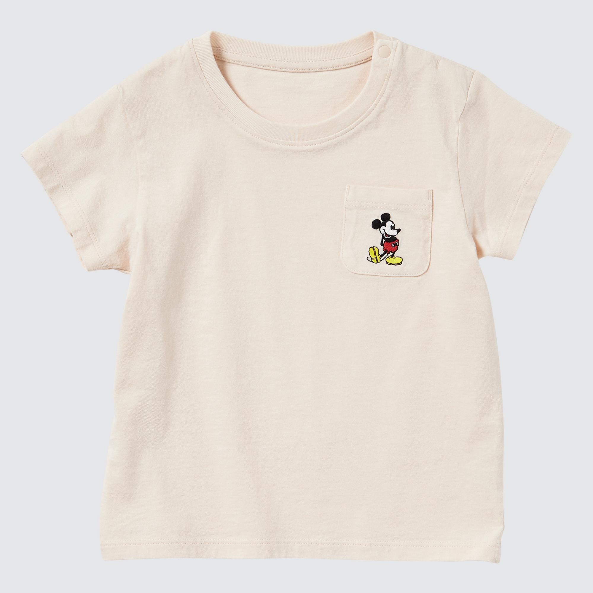 UNIQLO Mickey Mouse Stripes Shirt Mens Fashion Tops  Sets Tshirts   Polo Shirts on Carousell