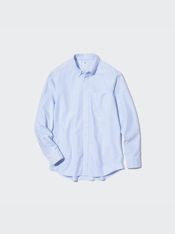 Oxford Striped Slim Fit Long Sleeve Shirt