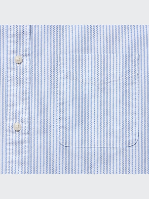 Oxford Striped Slim Fit Long Sleeve Shirt