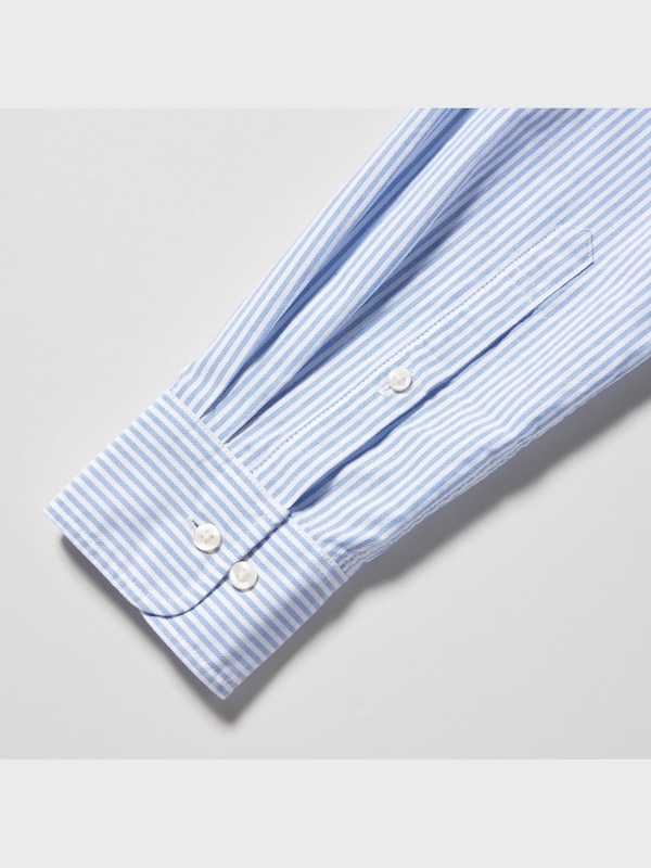 Oxford Striped Slim Fit Long Sleeve Shirt