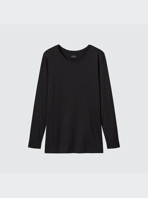 WOMEN'S HEATTECH CREW NECK LONG SLEEVE T-SHIRT UNIQLO PH