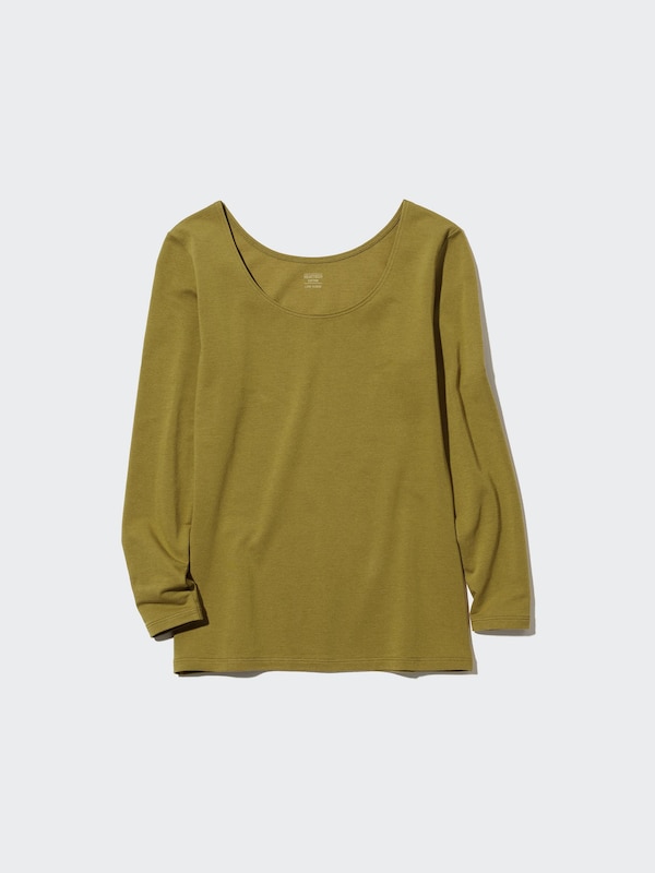 HEATTECH Cotton Scoop Neck T-Shirt (Extra Warm)