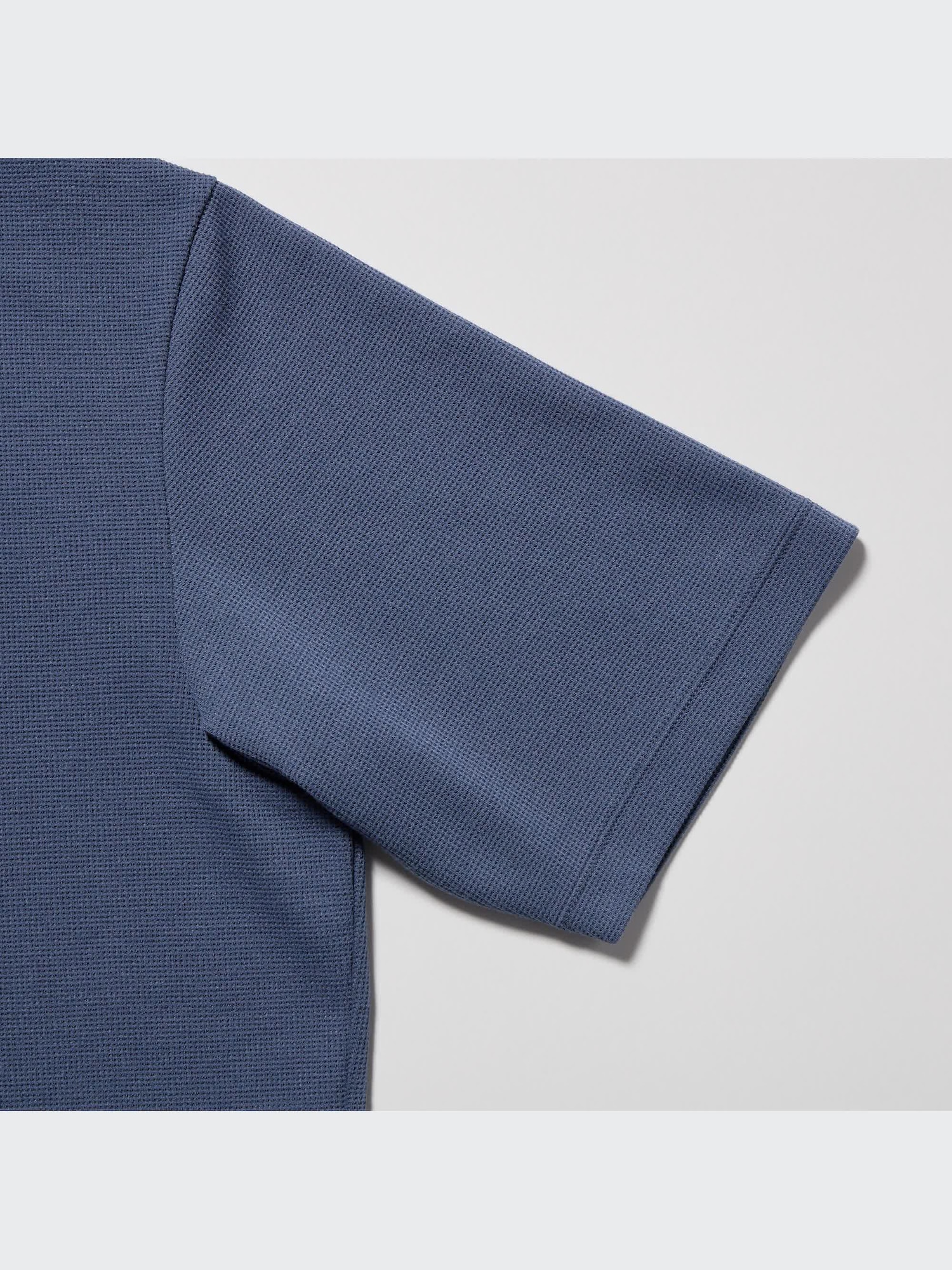 Kinema waffle henley neck shirt ナチュラル S Short Sleeve Waffle Knit Uniqlo Waffle Henley WAFFLE HENLEY NECK T