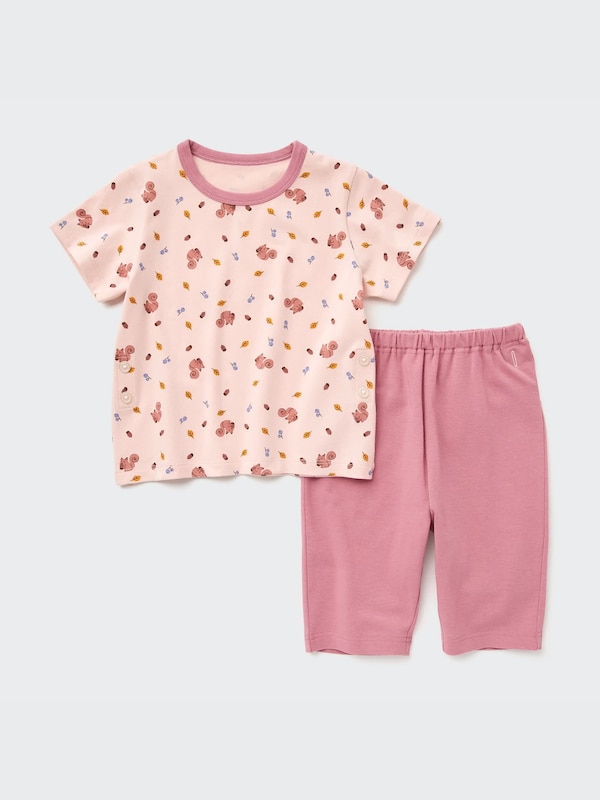 Piyama Dry Lengan Pendek (Rubah/Tupai)