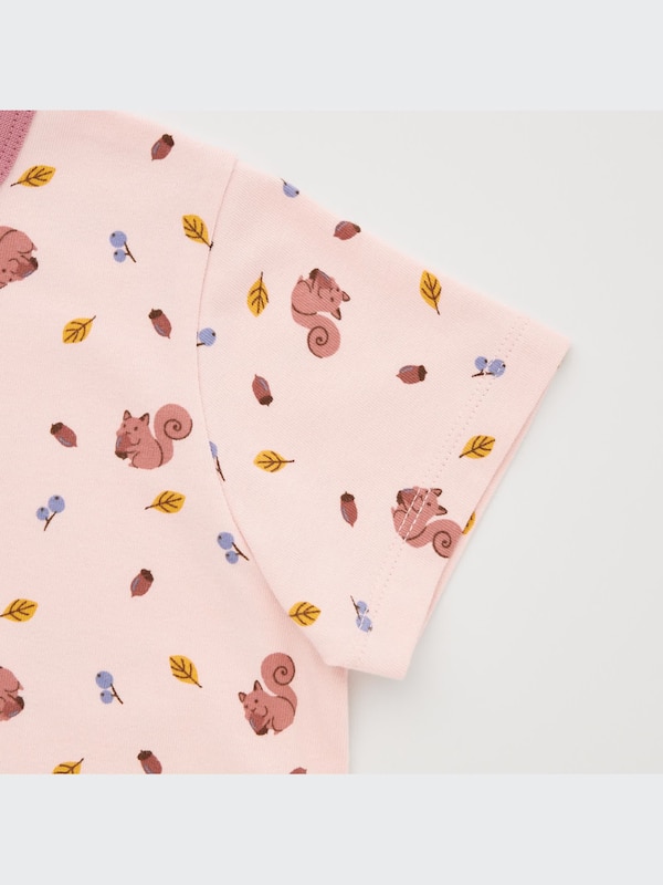 Piyama Dry Lengan Pendek (Rubah/Tupai)