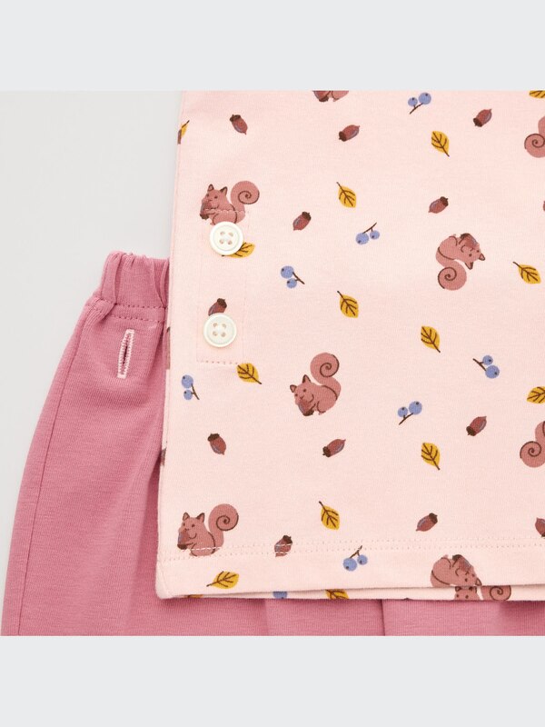 Piyama Dry Lengan Pendek (Rubah/Tupai)