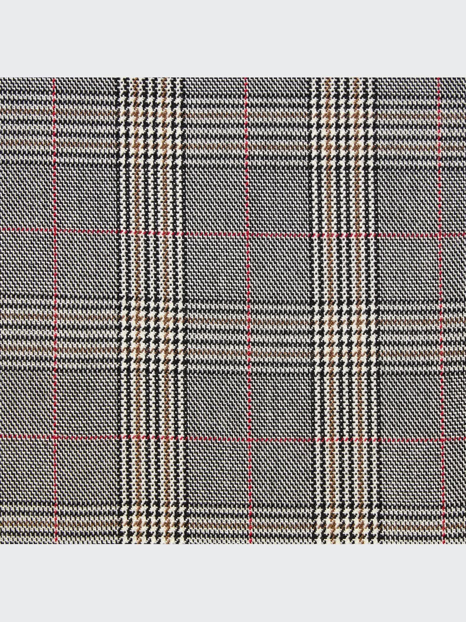 のぶきち商品 ユニクロ公式 | GIRLS タックワイドテーパードパンツ（チェック）