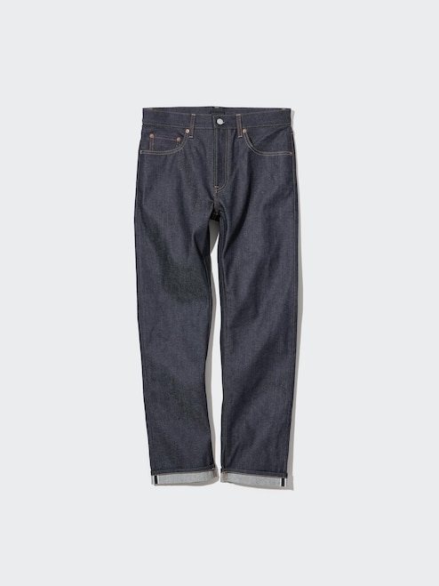 Uniqlo Selvedge Worn In MEN'S STRETCH SELVEDGE SLIM FIT JEANS