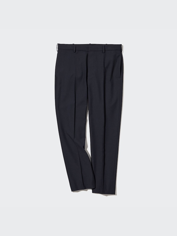 スマートアンクルパンツ2WAYストレッチ（ウールライク・丈長め76cm）