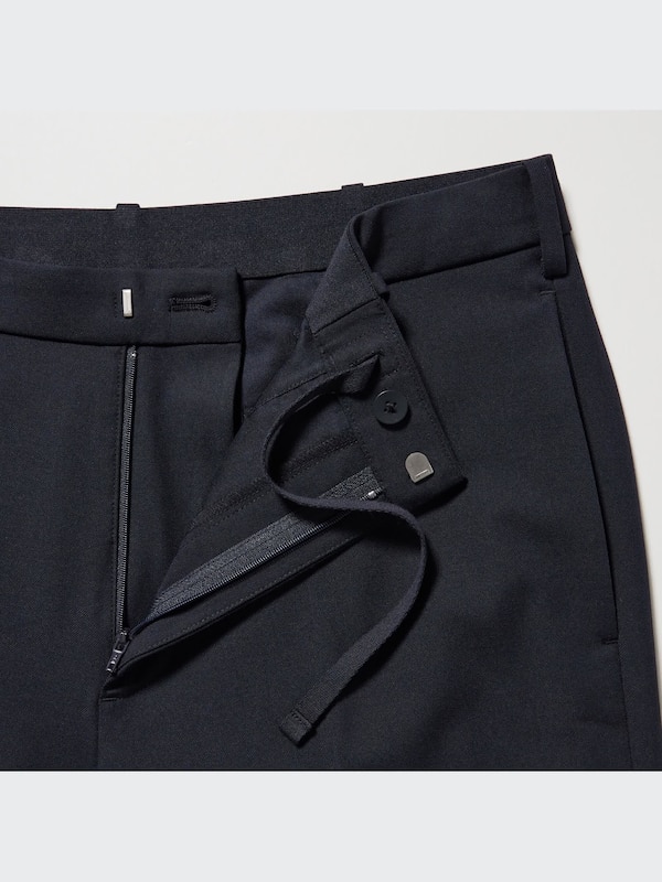 スマートアンクルパンツ2WAYストレッチ（ウールライク・丈長め76cm）