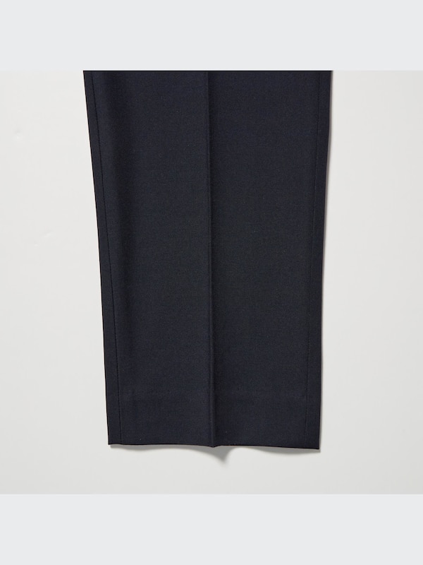 スマートアンクルパンツ2WAYストレッチ（ウールライク・丈長め76cm）