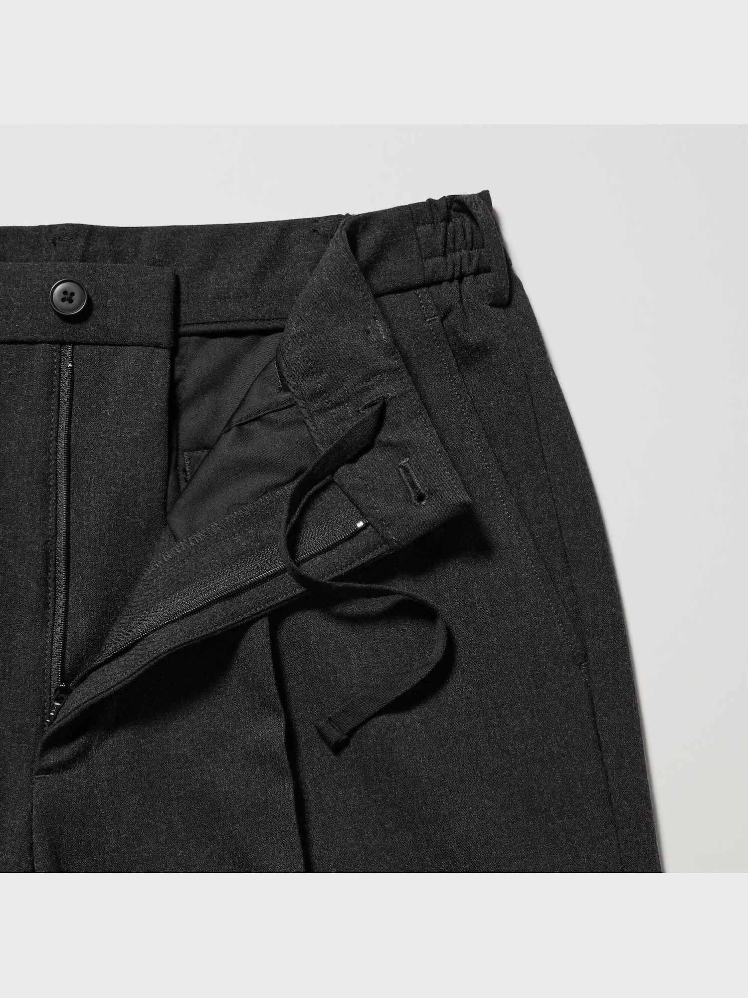 ユニクロ公式 | タックテーパードパンツ（ワイドフィット・丈長め85cm）