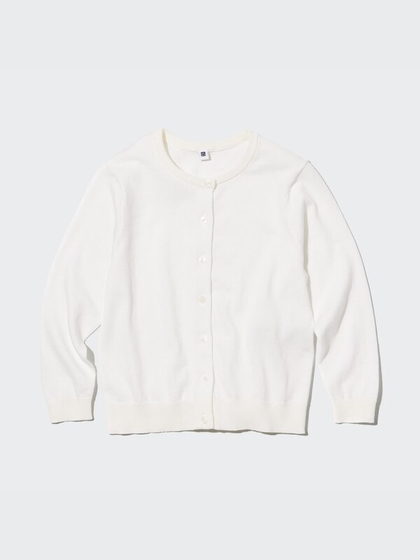 GIRLS Cardigan Kerah Bulat Lengan Panjang