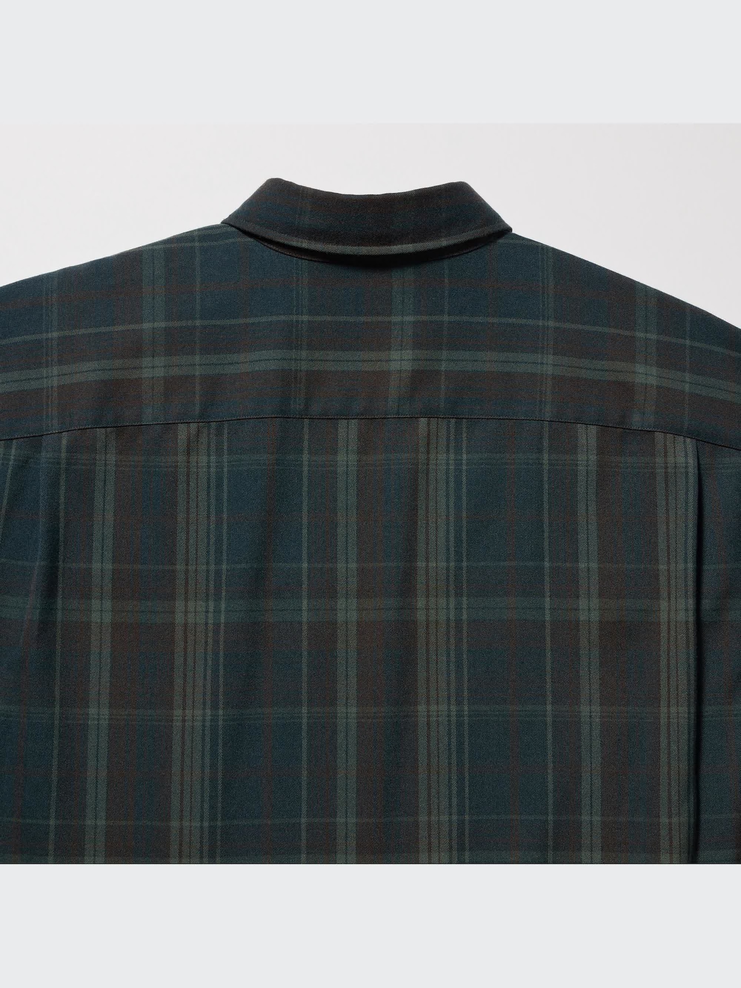 未使用美品！UNIQLO U オーバーシルエット オンブレチェック柄
