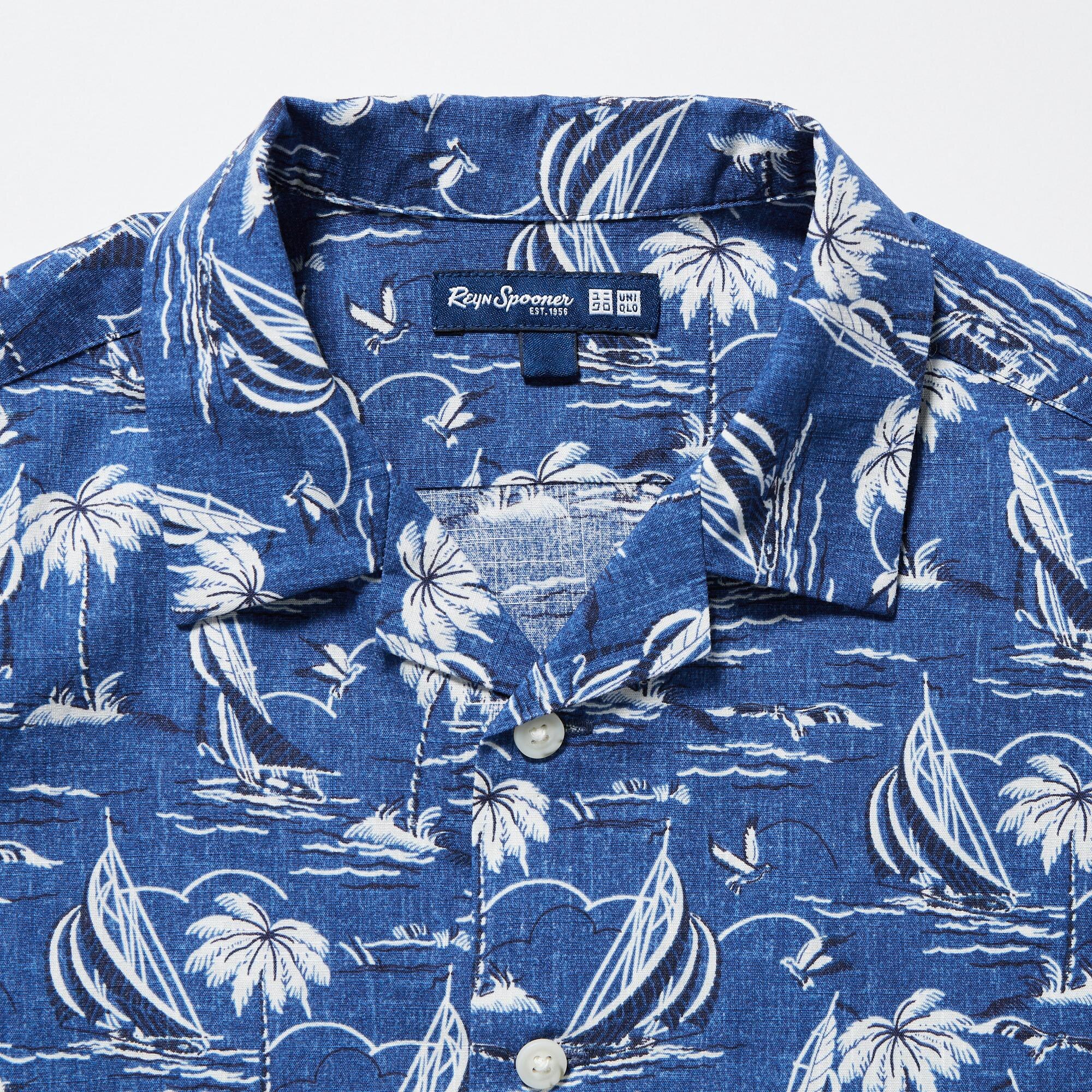 KIDS REYN SPOONER OPEN COLLAR SHORT 